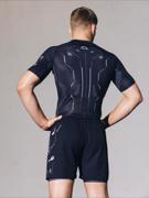 MANTO hybrid fightshorts shield - black